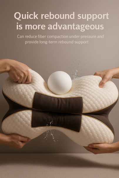 Oreiller Cervical Orthopédique en Fibre de Soja