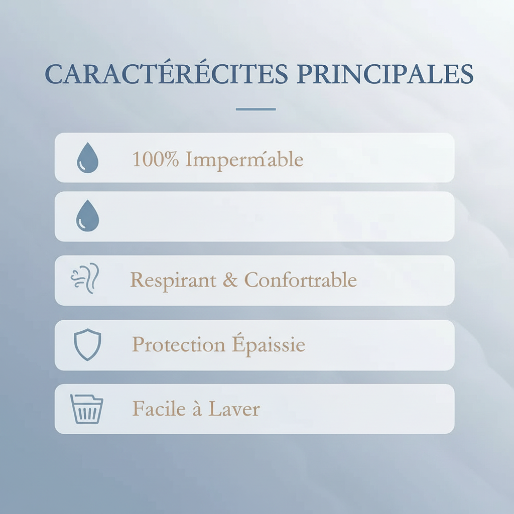 Caractéristiques principales